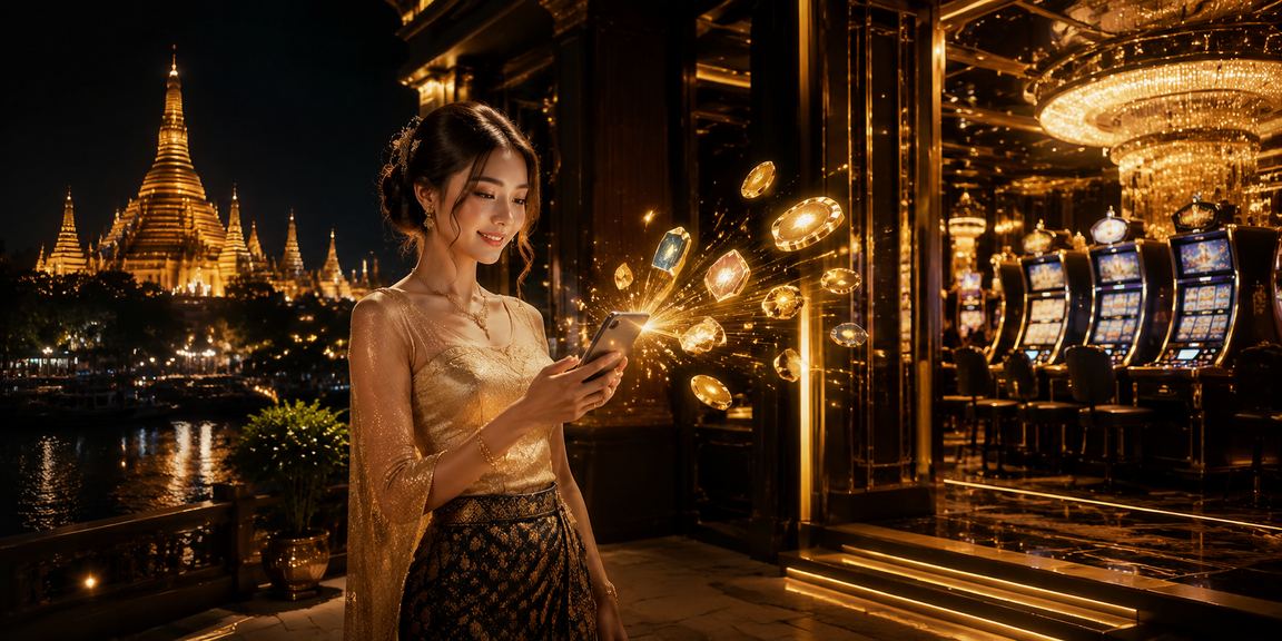 မြန်မာကာစီနို ဖုန်းဖြင့် ကစားနေသောပုံရိပ်